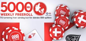 Spil eksklusiv dansk poker om 5000 kr
