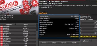 JassWeber vinder 5000 kr. freeroll turnering #8  hos 888poker.dk