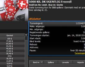 KiWaDk vinder 5000 kr. freeroll turnering #11
